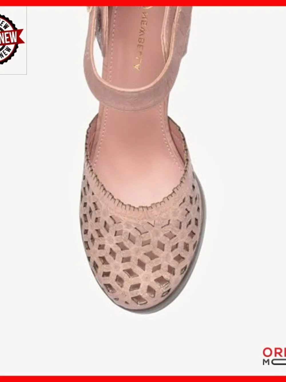 Vintage Mary Jane Pumps with Adjustable Ankle Strap, Flared Heels